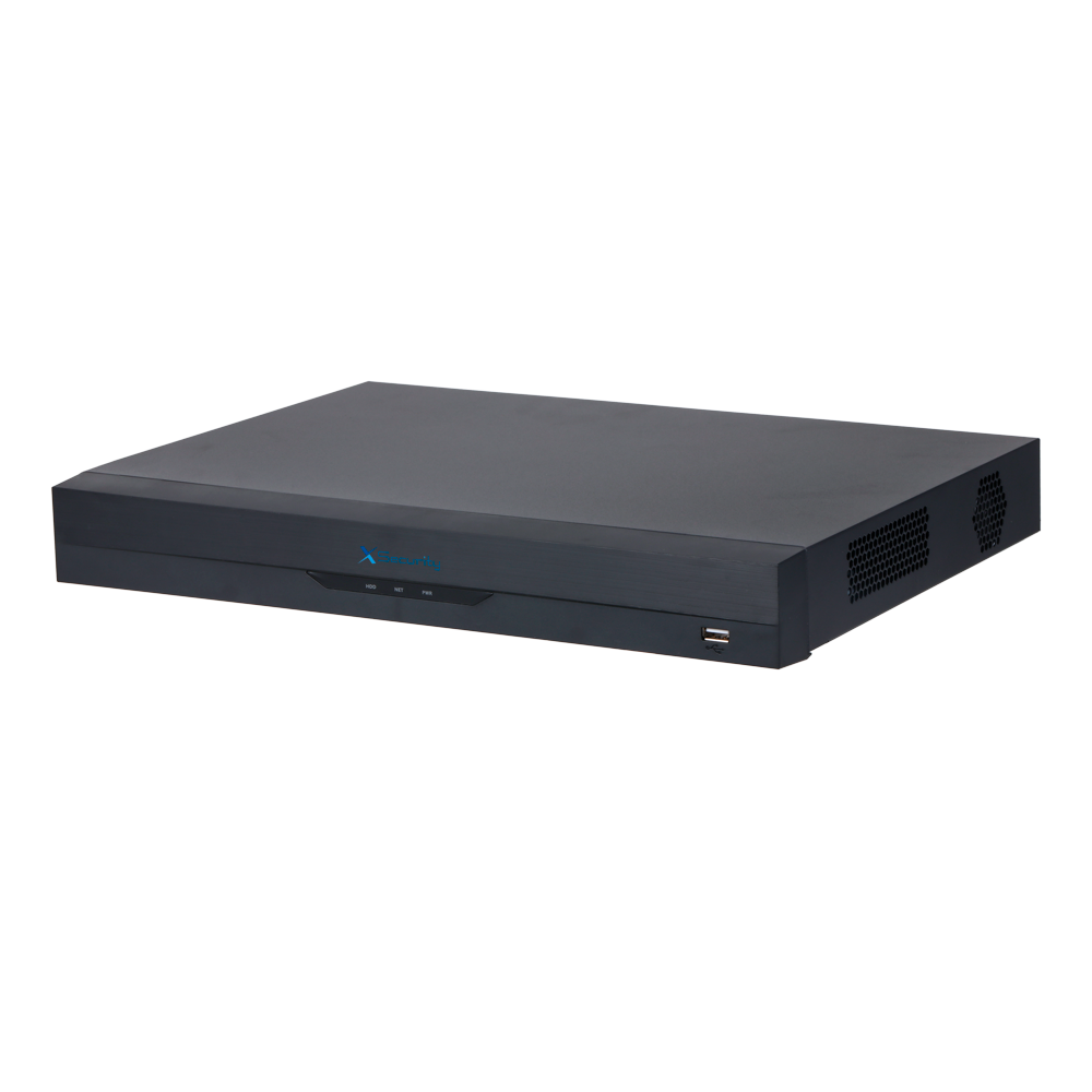 X-SECURITY XS-XVR6232T-WIZ - Videograbador 5n1 X-Security - 32 CH analógicos (5 Mpx) / 32+16 CH IP - Audio sobre coaxial - HDMI | VGA | Espacio para 1 HDD - AcuPick | Reconocimiento facial | SMD Plus - WizSense | Protección Perimetral