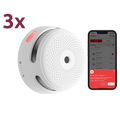 X-SENSE XS01-M-3PACK - Pack de 3 mini detector de humo autónomo X-Sense - Conexión con HUB SBS50 para comunicación por APP - Permite conectar 50 detectores en la misma red - Duración de la batería 5 años (reemplazable) - Alarma sonora 85 dB a 3m - Certifi - imagen 1