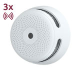 X-SENSE XS01-WX-3PACK - Pack de 3 mini detector de humo autónomo X-Sense - Comunicación WiFi 2.4GHz - Conexión a través de APP - Duración de la batería 1 año (reemplazable) - Alarma sonora 85 dB a 3m - Certificado EN 14604 - imagen 1