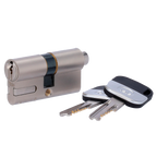 YALE-CYLINDER-ADJ - Cilindro regulable doble embrague - Anti-bumping, ganzúa y taladro - Apto para YALE-LINUS-L2 - Sistema de serreta de 6 pines - Dimensiones desde 30 x 30 mm a 60 x 65 mm - Incluye 2 llaves físicas - imagen 1