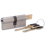 YALE-CYLINDER-HSK-3030 - Cilindro de alta seguridad doble embrague - Anti-bumping, ganzúa, taladro y rotura - Apto para YALE-LINUS-L2 - Sistema de 7 pitones activos y 2 sensores - Dimensiones 30 (interior) x 30 (exterior) mm - Incluye 2 llaves físicas - imagen 1