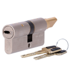 YALE-CYLINDER-HSK-3035 - Cilindro de alta seguridad doble embrague - Anti-bumping, ganzúa, taladro y rotura - Apto para YALE-LINUS-L2 - Sistema de 7 pitones activos y 2 sensores - Dimensiones 30 (interior) x 35 (exterior) mm - Incluye 2 llaves físicas - imagen 1