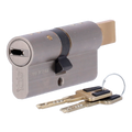 YALE-CYLINDER-HSK-3530 - Cilindro de alta seguridad doble embrague - Anti-bumping, ganzúa, taladro y rotura - Apto para YALE-LINUS-L2 - Sistema de 7 pitones activos y 2 sensores - Dimensiones 35 (interior) x 30 (exterior) mm - Incluye 2 llaves físicas - imagen 1