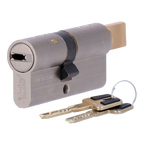 YALE-CYLINDER-HSK-3530 - Cilindro de alta seguridad doble embrague - Anti-bumping, ganzúa, taladro y rotura - Apto para YALE-LINUS-L2 - Sistema de 7 pitones activos y 2 sensores - Dimensiones 35 (interior) x 30 (exterior) mm - Incluye 2 llaves físicas - imagen 1