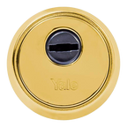 YALE-ESCUTCHEON-M5-G - Escudo de seguridad M5 - Anti-rotura, extracción, taladro y mordaza - Núcleo de dos placas de acero - Sujeción con 2 tornillos - Color dorado - imagen 1