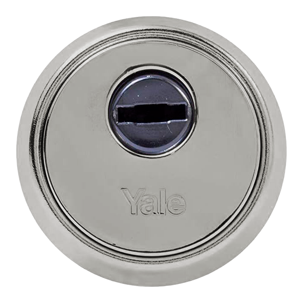 YALE-ESCUTCHEON-M5-S - Escudo de seguridad M5 - Anti-rotura, extracción, taladro y mordaza - Núcleo de dos placas de acero - Sujeción con 2 tornillos - Color plateado - imagen 1