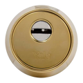 YALE-ESCUTCHEON-NEXUS-G - Escudo de alta seguridad Nexus - Anti-rotura, extracción, taladro y mordaza - Núcleo de acero macizo - Incrustaciones de bolas de acero - Sujeción con 4 tornillos - Color dorado - imagen 1