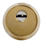 YALE-ESCUTCHEON-NEXUS-G - Escudo de alta seguridad Nexus - Anti-rotura, extracción, taladro y mordaza - Núcleo de acero macizo - Incrustaciones de bolas de acero - Sujeción con 4 tornillos - Color dorado - imagen 1