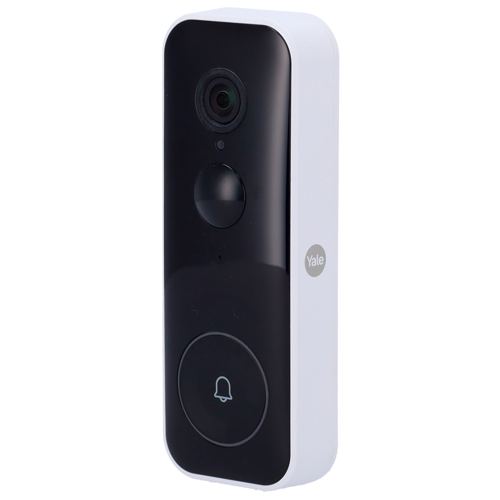 YALE-VIDEODOORBELL - Timbre inteligente con vídeo WiFi - Resolución 1080 Full HD panorámica - Audio bidireccional - Detección de movimiento y personas - Almacenamiento flash | Batería 6500 mAh - APP Yale Home | Exterior IP65 - imagen 1