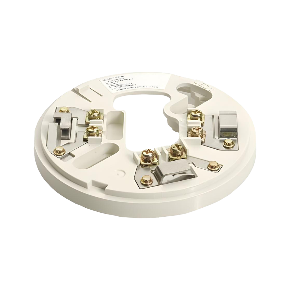 HOCHIKI YBN-R/3 - Base de montaje analógica - Acepta cables de 2,5 mm2 - Perfil delgado: solo 13 mm - Color Marfil - Conexión rápida - Contactos de acero inoxidable