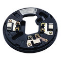 HOCHIKI YBN-R/6(BLK) - Base de montaje convencional - Negro - Contactos de acero inoxidable - Acepta cables de 2,5 mm2 - Contactos de cableado resistentes - Conexión rápida