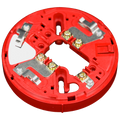 HOCHIKI YBO-R/3(RED) - Base de montaje de sirena de pared inteligente - Contactos de acero inoxidable - Acepta cables de 2,5 mm2 - Perfil delgado: solo 13 mm - Contactos de cableado resistentes - Conexión rápida