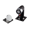 MARCA BLANCA YD-606 - Retenedor electromágnetico - Para puerta sencilla - Fuerza de retención 50 Kg - Botón de accionado manual - Alimentación a 12/24V DC - Especial para montaje en suelo