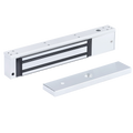 MARCA BLANCA YF-280AST-LED - Ventosa electromágnetica - Para puerta sencilla | Funcionamiento DC 12 V - Fuerza de retención 280 kg - Modo de apertura Fail Safe (NC) - Montaje en superficie - LED, sensor de estado y retardo ajustable