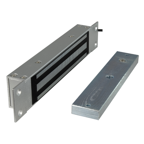 MARCA BLANCA YF-280CA - Ventosa electromágnetica - Para puerta sencilla - Fuerza de retención 280 kg - Modo de apertura Fail Safe (NC) - Montaje empotrado