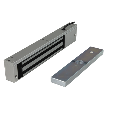 MARCA BLANCA YF-280W - Ventosa electromágnetica - Para puerta sencilla - Fuerza de retención 280 kg - Modo de apertura Fail Safe (NC) - Montaje en superficie - Apta para exterior IP67