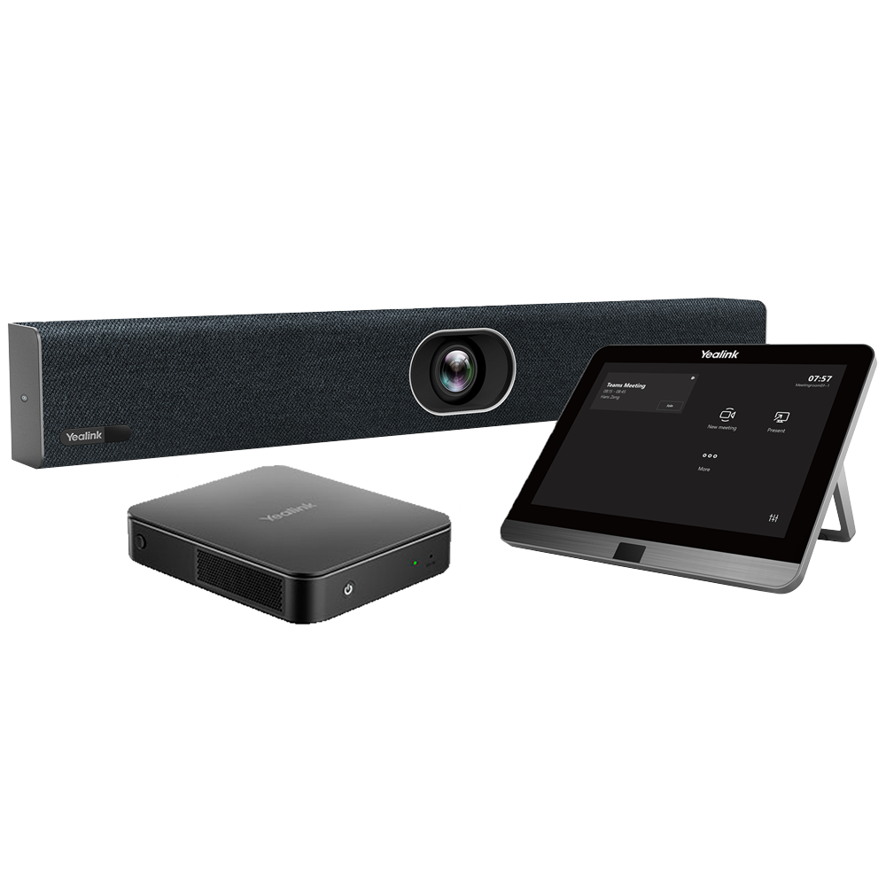 YEALINK YL-MVC400-C3-000 - Yealink Videoconferencia All in One - Cámara 20MP - Ángulo de visión 133º - 8 micrófonos integrados - Altavoz integrado - Solución Teams - imagen 1