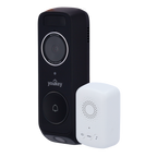 YOUKEY YOK-DB312 - Youkey Videotimbre Dual Cam Wi-Fi - Lente superior: 3 MP | 2.4 mm | 160º - Lente inferior: 2 MP | 2.4 mm | 101º - Sensor PIR | IR 5 m | Luz blanca 2 m - Detección humanos / paquetes - Wi-Fi 6 | 6400 mAh | IP65 - imagen 1