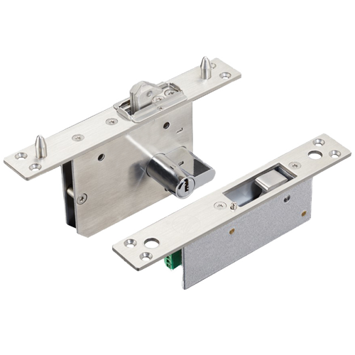 MARCA BLANCA YSD-230 - Cerradura de seguridad electromecánica - Modo apertura Fail Secure (NO) - Fuerza de retención 800 kg | Sensor de puerta - Compatible con puertas correderas - Acero inoxidable SUS304 - Cilindro europeo incluido con llaves - imagen 1