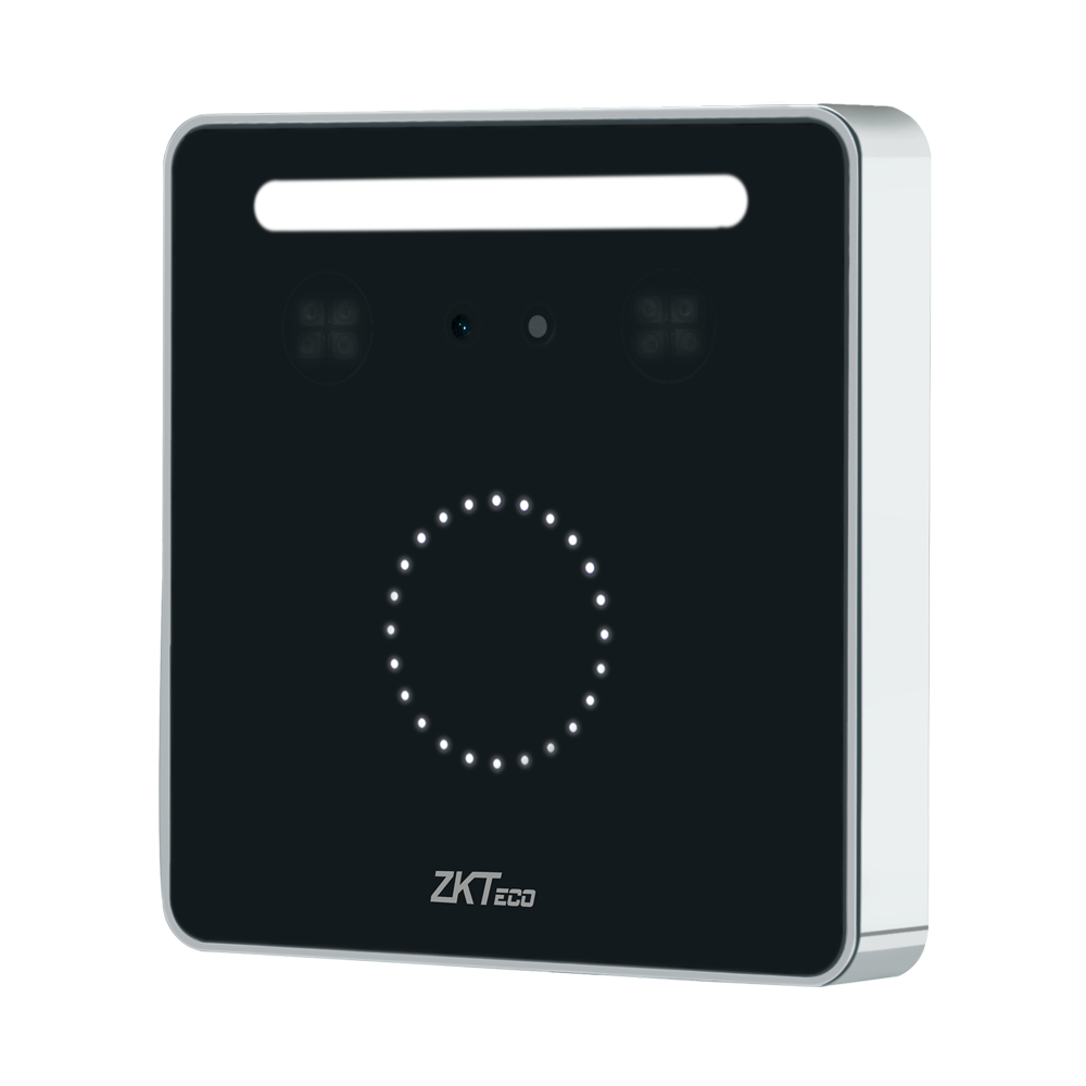 ZKTECO ZK-ACC-ER-KF1100-1 - Lector de acceso - Acceso por facial y tarjeta EM - Indicador LED y acústico - Wiegand 26/34 - Compatible con ZK-INBIO PRO - Apto para interior