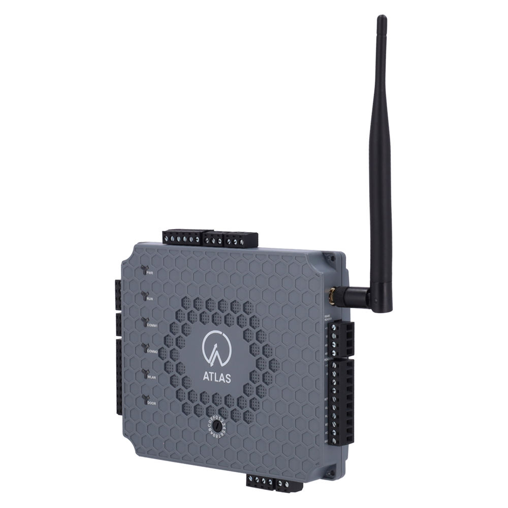 ZKTECO ZK-ATLAS-160-C - Controladora de acceso PoE Multi-identificación - Huella, tarjeta, QR dinámico o PIN - TCP/IP, WiFi | Conexión con controladora esclava - 2 lectores por Wiegand | 2 lectores por OSDP - Salida de relé para 1 puerta - Software ATLAS - imagen 1