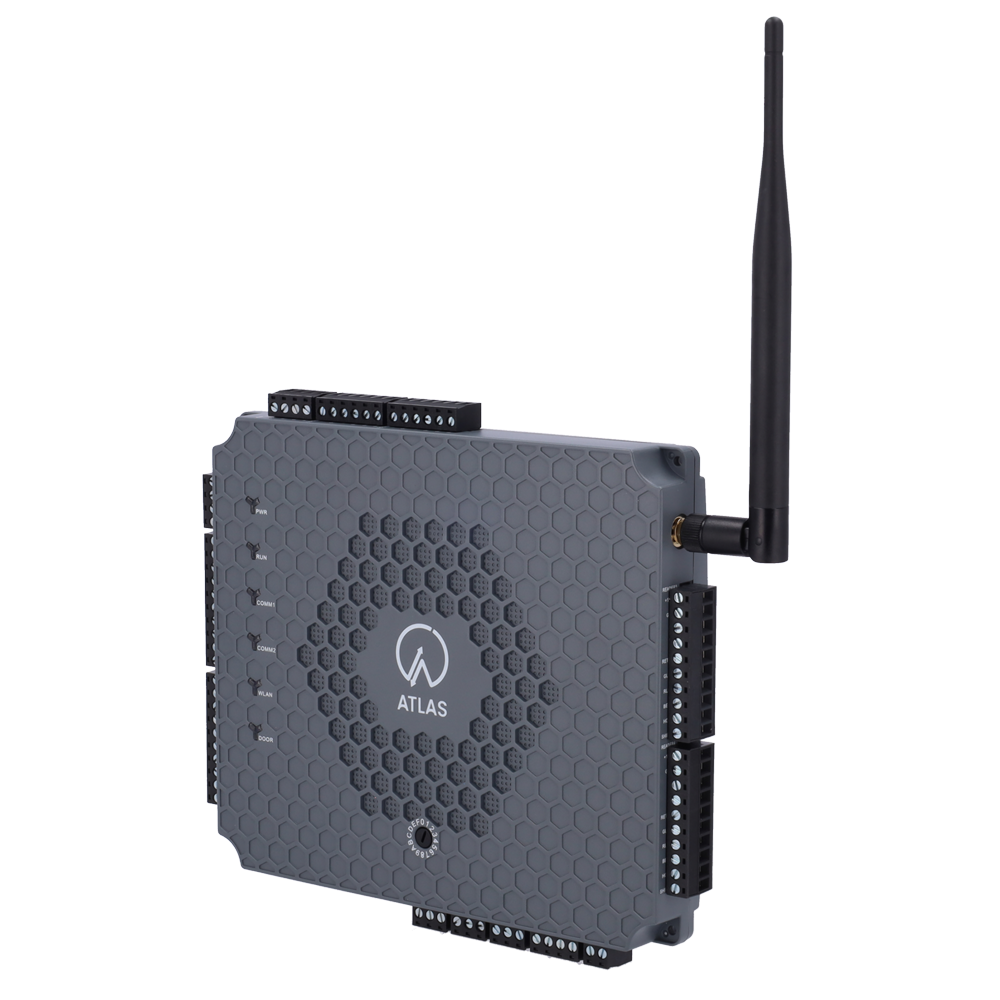ZKTECO ZK-ATLAS-260-C - Controladora de acceso PoE Multi-identificación - Huella, tarjeta, QR dinámico o PIN - TCP/IP, WiFi | Conexión con controladora esclava - 4 lectores por Wiegand | 4 lectores por OSDP - Salida de relé para 2 puertas - Software ATLAS - imagen 1