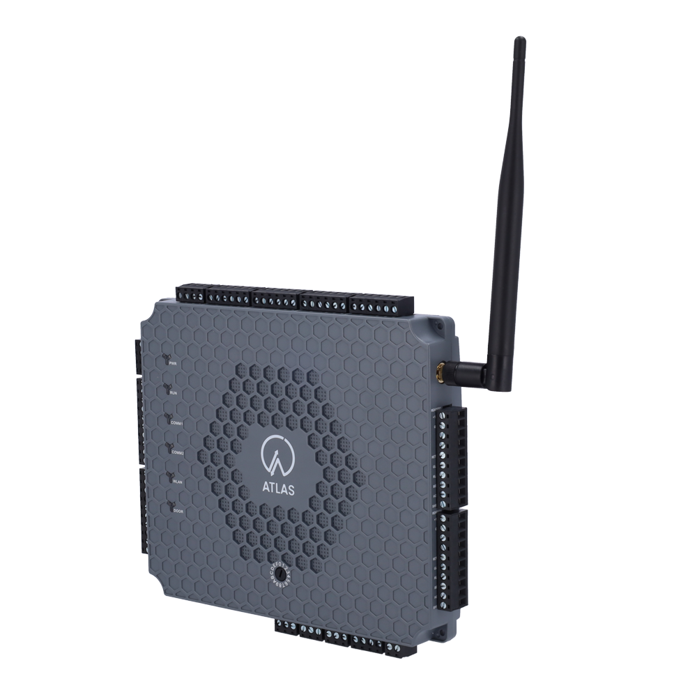 ZKTECO ZK-ATLAS-460-C - Controladora de acceso PoE Multi-identificación - Huella, tarjeta, QR dinámico o PIN - TCP/IP, WiFi | Conexión con controladora esclava - 4 lectores por Wiegand | 8 lectores por OSDP - Salida de relé para 4 puertas - Software ATLAS - imagen 1