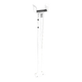 ZKTECO ZK-BG-BRACKET - Soporte vertical para brazo de barrera - Compatible con ZK-PROBG30xx - Para barreras de brazo de 6 metros - Altura regulable: 77 ~ 102 cm - Fácil instalación - Colo blanco