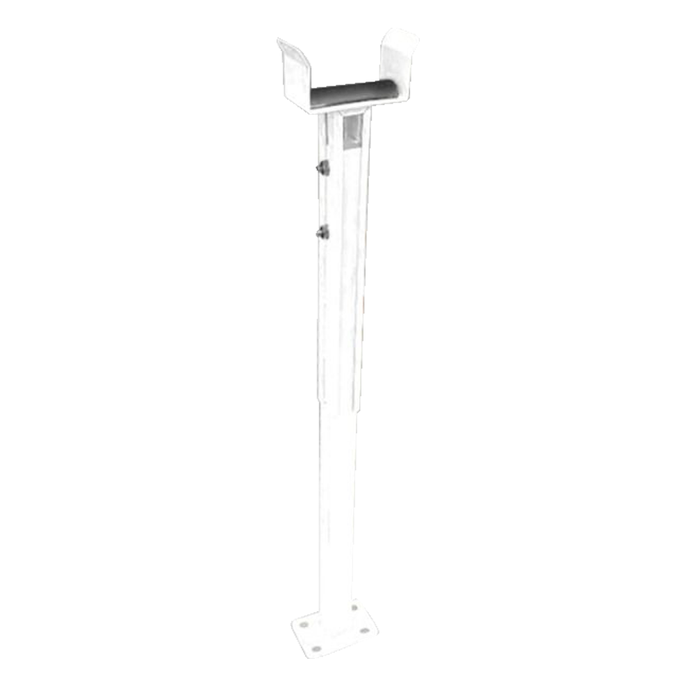 ZKTECO ZK-BG-BRACKET - Soporte vertical para brazo de barrera - Compatible con ZK-PROBG30xx - Para barreras de brazo de 6 metros - Altura regulable: 77 ~ 102 cm - Fácil instalación - Colo blanco