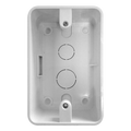 ZKTECO ZK-BOX-FR1500 - Caja de conexión - Montaje en superficie - Compatible con lectores ZK-FR1500 - Fabricada en ABS - Color blanco - Fácil instalación - imagen 1