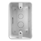 ZKTECO ZK-BOX-FR1500 - Caja de conexión - Montaje en superficie - Compatible con lectores ZK-FR1500 - Fabricada en ABS - Color blanco - Fácil instalación - imagen 1