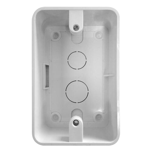 ZKTECO ZK-BOX-FR1500 - Caja de conexión - Montaje en superficie - Compatible con lectores ZK-FR1500 - Fabricada en ABS - Color blanco - Fácil instalación - imagen 1