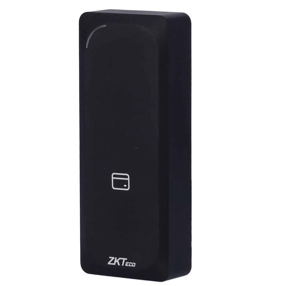 ZKTECO ZK-ER-KR901-ZK - Lector de acceso para marcos - Acceso por tarjeta EM y MF/MF DESFire - Indicador LED y acústico - Wiegand 34/66 | RS485 - Compatible con controladoras ZKTeco - Apto para exterior IP65 - imagen 1