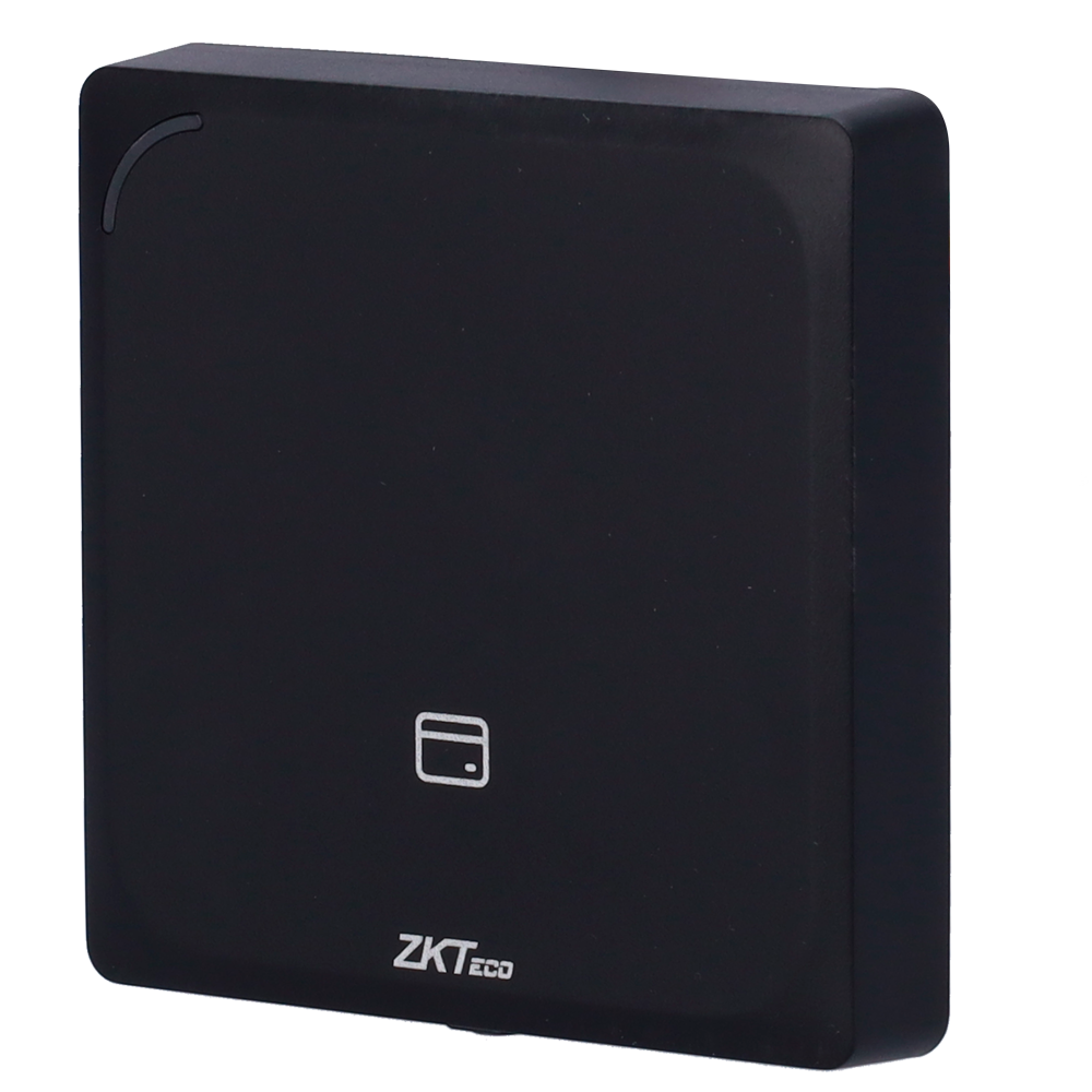 ZKTECO ZK-ER-KR903-ZK - Lector de acceso - Acceso por tarjeta EM y MF/MF DESFire - Indicador LED y acústico - Wiegand 34/66 | RS485 - Compatible con controladoras ZKTeco - Apto para exterior IP65 - imagen 1