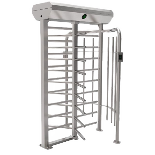 ZKTECO ZK-FHT2300 - Torno de acceso bidireccional - 9 brazos rotativos - Tiempos, alarmas y modos de apertura - Dimensiones de paso 580 mm | Fuerza regulable - Fabricado en acero inoxidable SUS304 - Compatible con sistemas de terceros