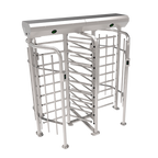 ZKTECO ZK-FHT2300D-316 - Torno de acceso bidireccional - 9 brazos rotativos dobles - Tiempos, alarmas y modos de apertura - Dimensiones de paso 580 mm | Fuerza regulable - Fabricado en acero anticorrosivo SUS316 - Compatible con sistemas de terceros - imagen 1