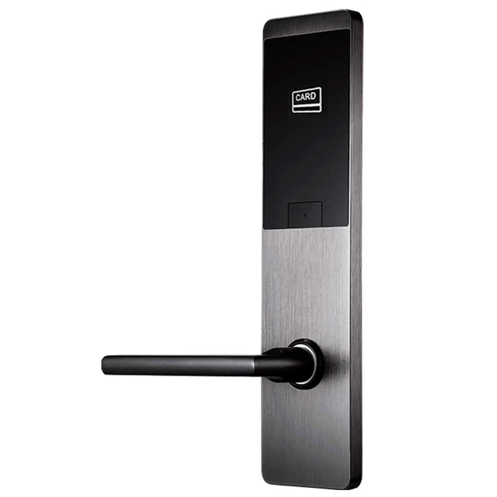 ZKTECO ZK-LH6500L - Cerradura de hotel offline - Apertura por tarjeta MF - Backset 62.5 mm | Apertura izquierda - Autónoma 4 x pilas AA - Bombín de emergencia - Gestión con software ZKBio CVSecurity - imagen 1