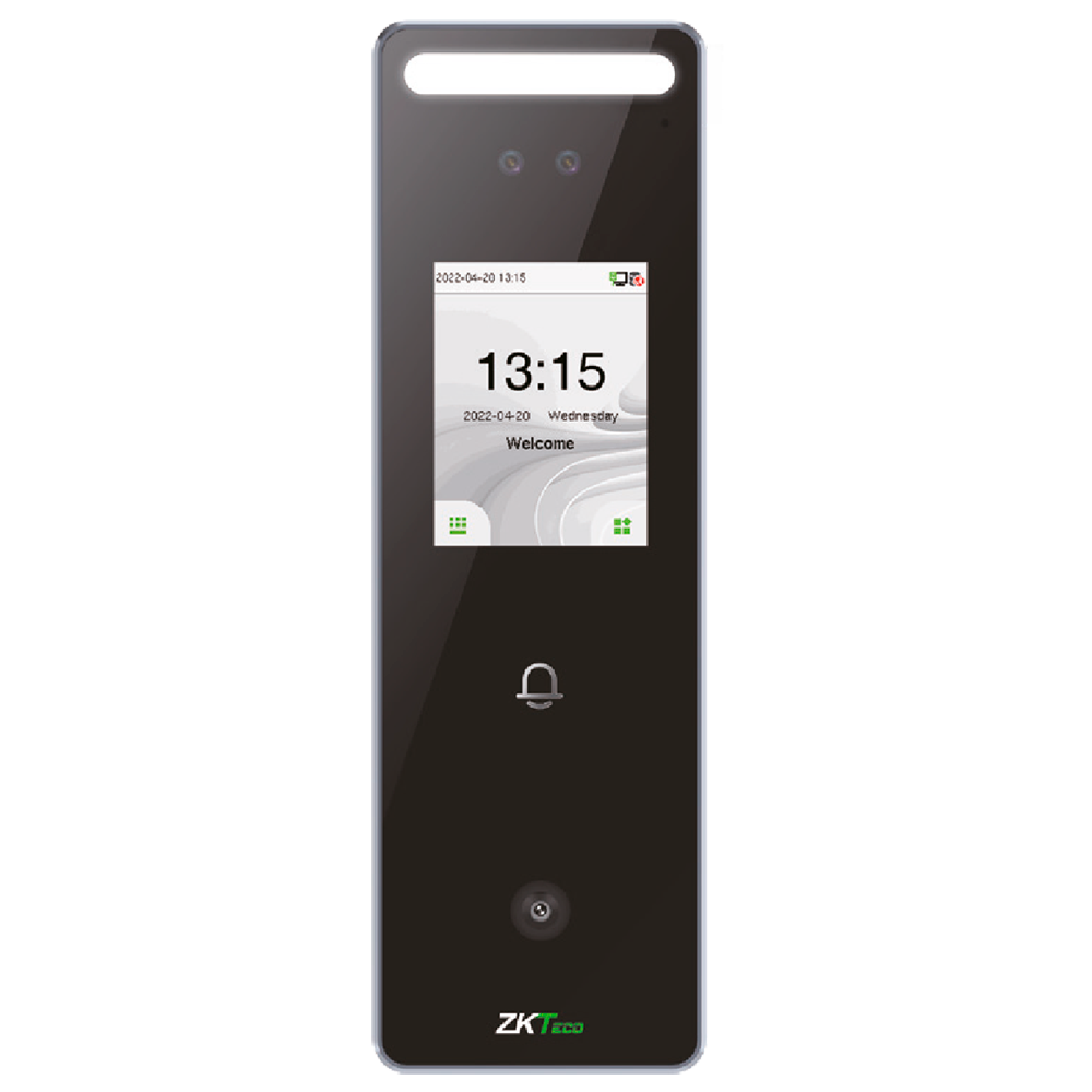ZKTECO ZK-SPEEDFACE-V3L-QR-W - Control de acceso y presencia IP65 - Facial, tarjeta EM, QR y PIN - 3.000 códigos QR | 200.000 registros - 2.4" TFT táctil | TCP/IP, WiFi, RS485 y Wiegand - Soft. Presencia: ZKBioTime 8 - Soft. Accesos: ZKBioCV