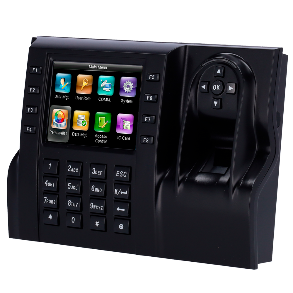 ZKTECO ZK-TA-ICLOCK-560ZMM-12-W - Control de presencia - Huella, tarjetas EM/MF y PIN - 8.000 huellas | 100.000 registros - 3.5" TFT | TCP/IP, WiFi, USB y teclas de función - Soft. Presencia: ZKBioTime 8 y GoTime Cloud - imagen 1