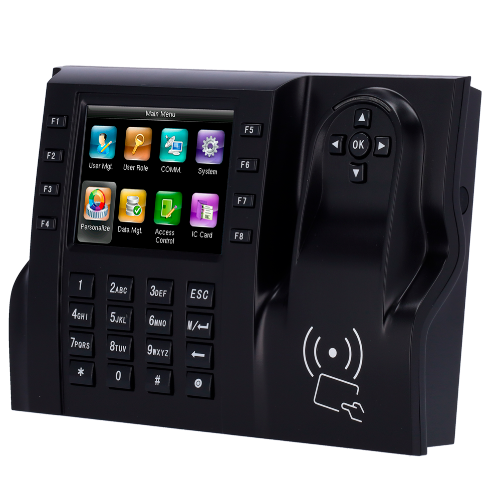 ZKTECO ZK-TA-ICLOCK-S560ZMM-12-W - Control de presencia - Tarjetas EM/MF y PIN - 10.000 tarjetas | 50.000 registros - 3.5" TFT | TCP/IP, WiFi, USB y teclas de función - Soft. Presencia: ZKBioTime 8 y GoTime Cloud - imagen 1