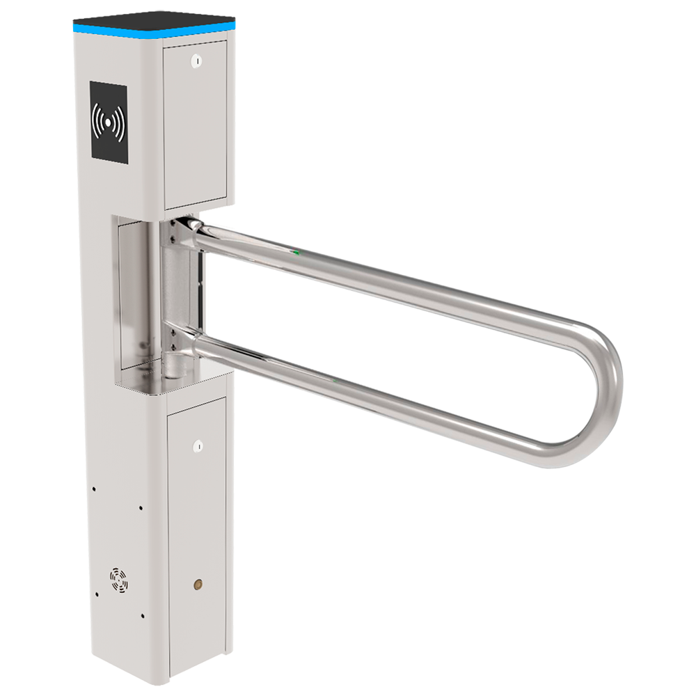 ZKTECO ZK-TS-SBT2000S-N-SS-800-METAL - Torno de acceso bidireccional - Puerta motorizada individual - Tiempos, alarmas y modos de apertura - Ancho de paso 800 mm | 5.000.000 ciclos - Fabricado en acero inoxidable SUS304 - Compatible con sistemas de tercer
