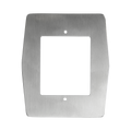 ZKTECO ZK-TSA10-1 - Placa de acero personalizada para tornos - Embellecedor para lectores biométricos - Apta para lectores ZK-FR1500 - Fabricada en acero inoxidable - Diseño ligero y elegante - Fácil instalación - imagen 1