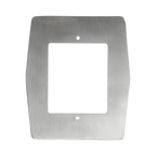 ZKTECO ZK-TSA10-1 - Placa de acero personalizada para tornos - Embellecedor para lectores biométricos - Apta para lectores ZK-FR1500 - Fabricada en acero inoxidable - Diseño ligero y elegante - Fácil instalación - imagen 1