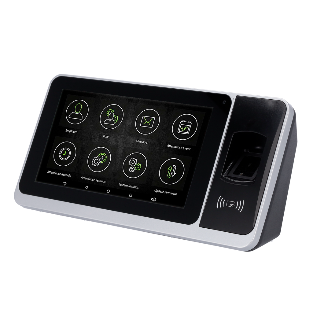 ZKTECO ZK-ZYNK-ZPAD-PLUS-FP-12-S-4G - Control de presencia Android con cámara - Huella, tarjeta EM/MF/DESFire y PIN - 6.000 huellas | 200.000 registros - 7" TFT táctil | TCP/IP, WiFi, USB y microSD - Soft. Presencia: ZKBioTime 8 y GoTime Cloud - Soft - imagen 1