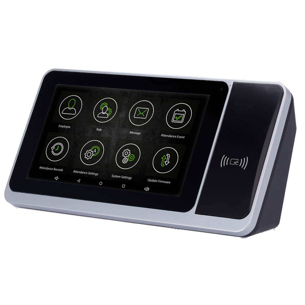 ZKTECO ZK-ZYNK-ZPAD-PLUS-RF-12-S-4G - Control de presencia Android con cámara - Tarjeta EM/MF/DESFire y PIN - 10.000 tarjeta | 200.000 registros - 7" TFT táctil | TCP/IP, WiFi, USB y microSD - Soft. Presencia: ZKBioTime 8 y GoTime Cloud - Soft. BioTi - imagen 1