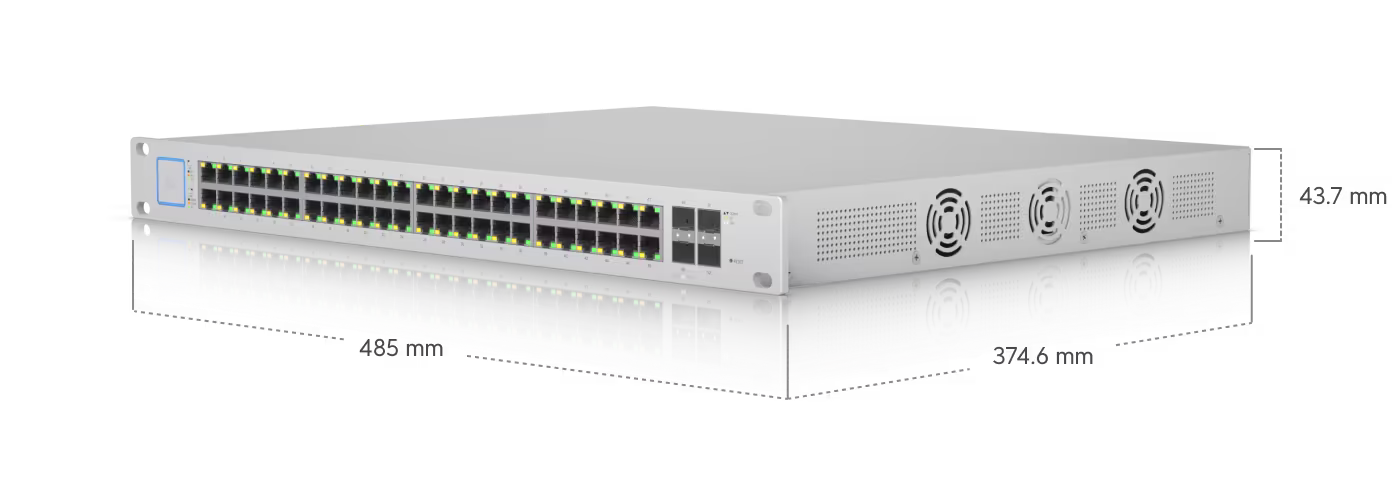 Imagen 5 de Switch Ubiquiti US-48-500W 48 Puertos POE