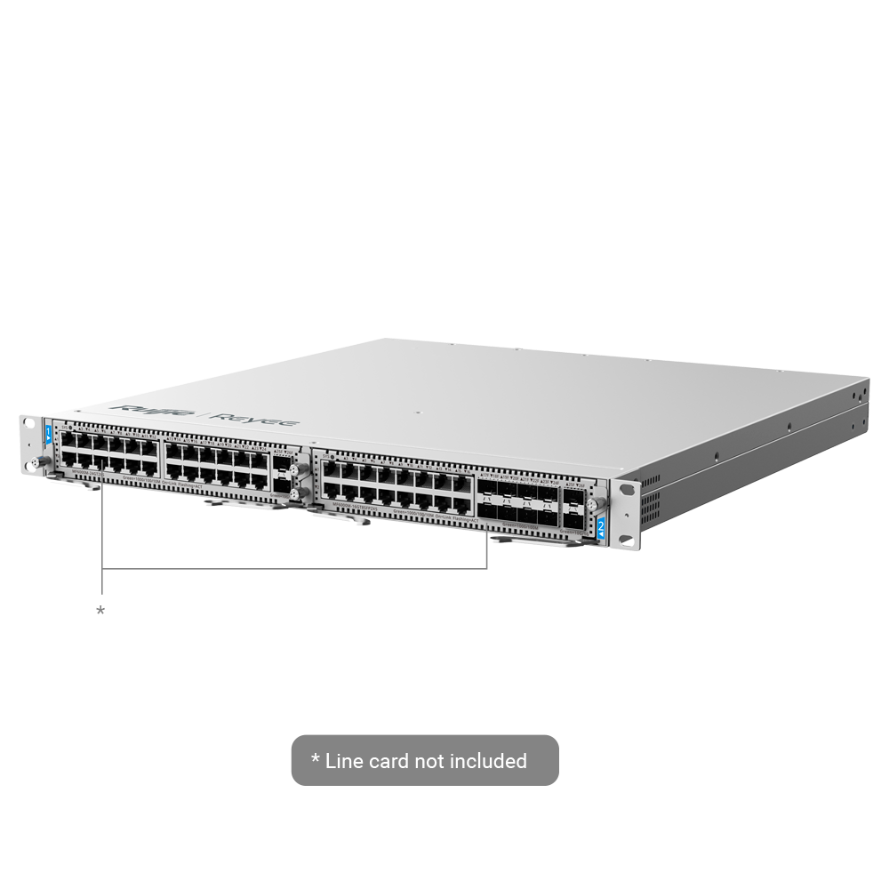 REYEE RG-NBF6002M - Reyee E-Lighten Switch Modular de Chasis Capa 3 - 2 Slot de Expansión (Tamaño total de 1U) - Hasta 16 Puertos E-Lighten Splitting &amp; Ethernet - Hasta 48 Puertos RJ45 / 16 SFP GE / 4 SFP+ - Static LAG/DHCP Snoop/IGMP Snoop/Port Mirro - imagen 2