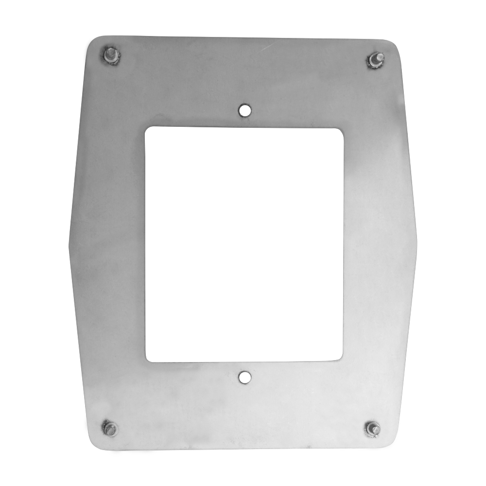 ZKTECO ZK-TSA10-1 - Placa de acero personalizada para tornos - Embellecedor para lectores biométricos - Apta para lectores ZK-FR1500 - Fabricada en acero inoxidable - Diseño ligero y elegante - Fácil instalación - imagen 2