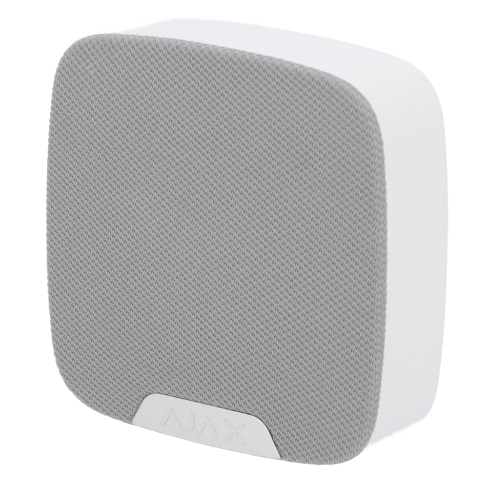 AJAX FIBRA-HOMESIREN-W-NF - Sirena interior - Certificado NFA2P y grado 3 - Protocolo Fibra - Certificado grado 3 - Presión sonora máxima 105 dB - Sonido regulable - Indicador LED - imagen 2