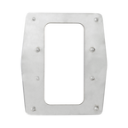 ZKTECO ZK-TSA10 - Placa de acero personalizada para tornos - Embellecedor para lectores biométricos - Apta para lectores ZK-FR1200 - Fabricada en acero inoxidable - Diseño ligero y elegante - Fácil instalación - imagen 2